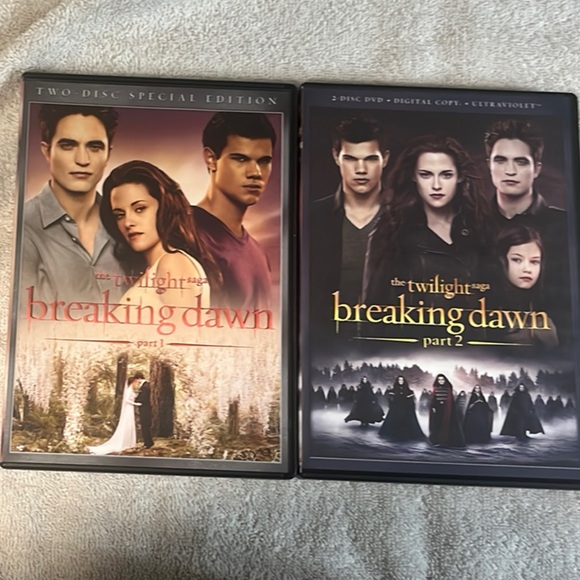 Twilight Breaking Dawn DVD Set - Picture 1 of 2